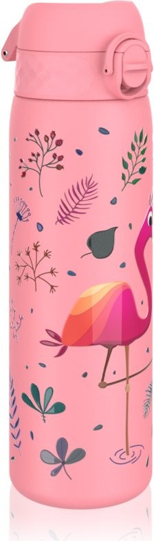 ion8 Leak Proof nerezová láhev Flamingo 600 ml