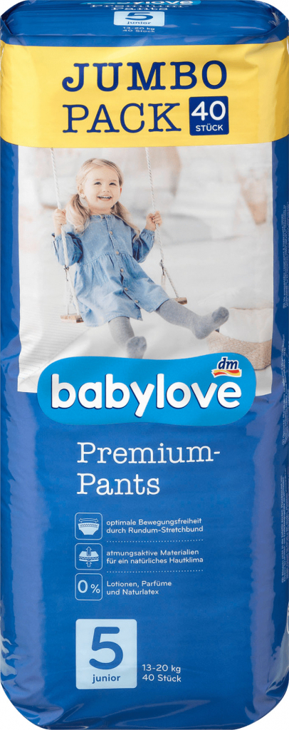 babylove Premium Junior 40 ks