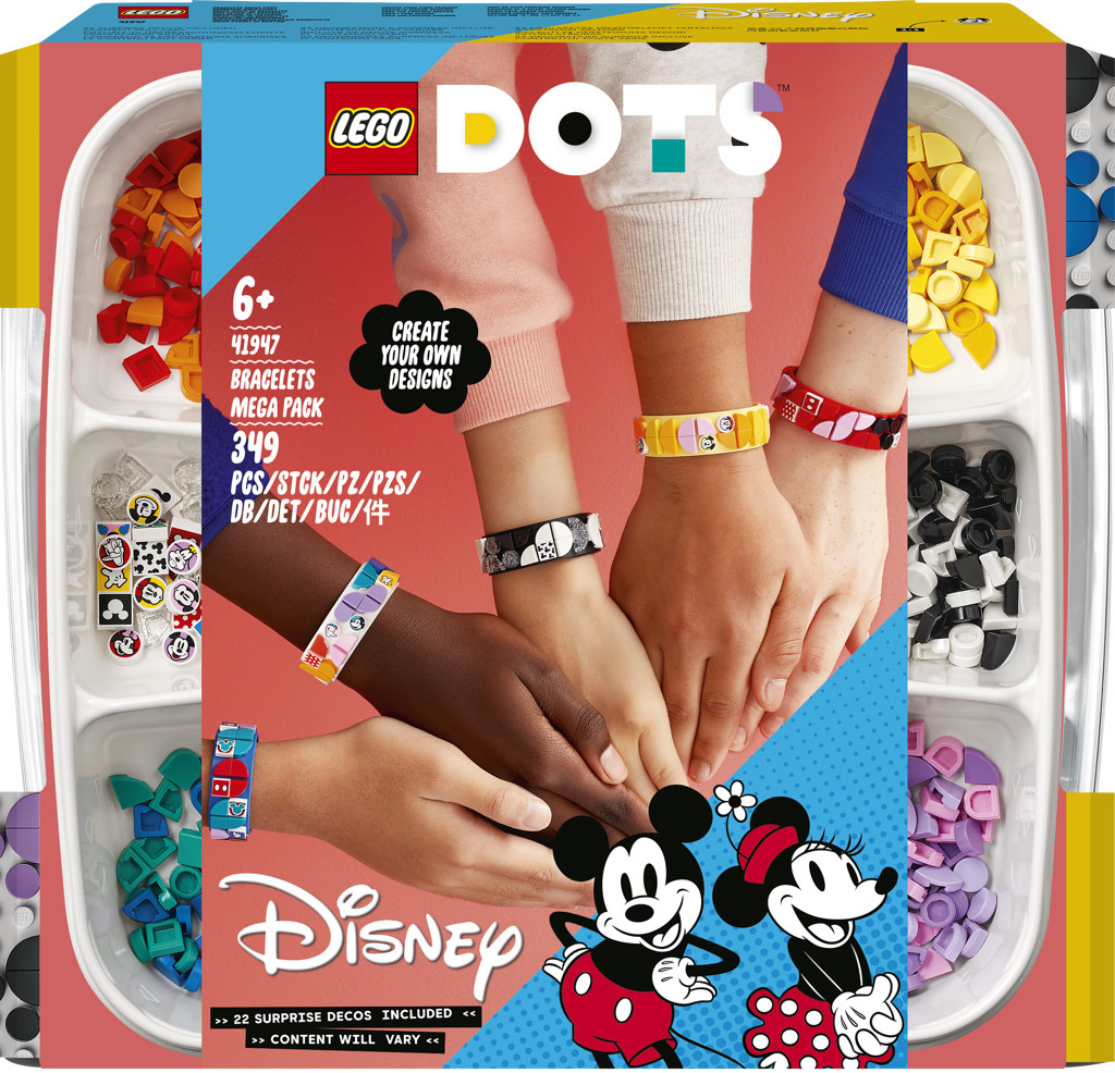 LEGO® DOTS™ 41947 Mega balení náramků Mickey a přátelé