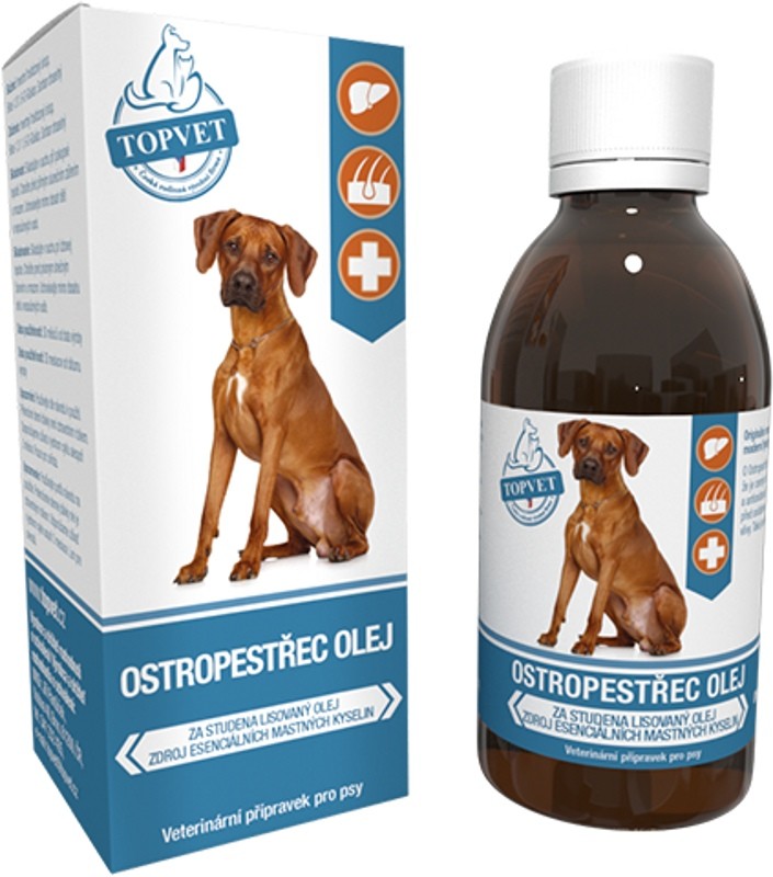 Topvet Ostropestřec olej 200 ml