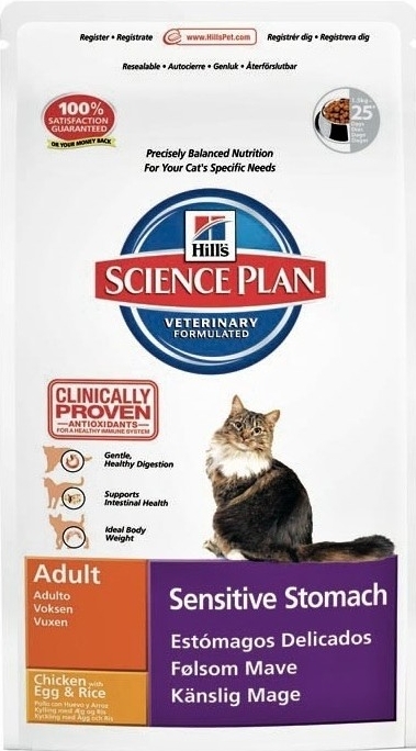 Hill\'s Science Plan Feline Adult Sensitive Stomach 1,5 kg