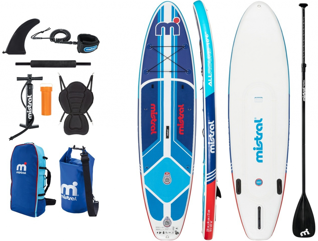 Paddleboard Mistral Dvoukomorový Allround 10,6′