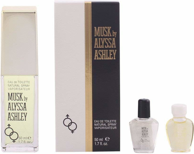 Alyssa Ashley Musk EDT 50 ml + Musk oil 5 ml + White Musk oil 5 ml dárková sada