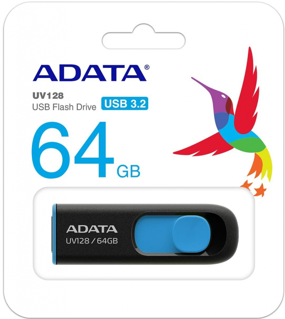ADATA DashDrive UV128 64GB AUV128-64G-RBE
