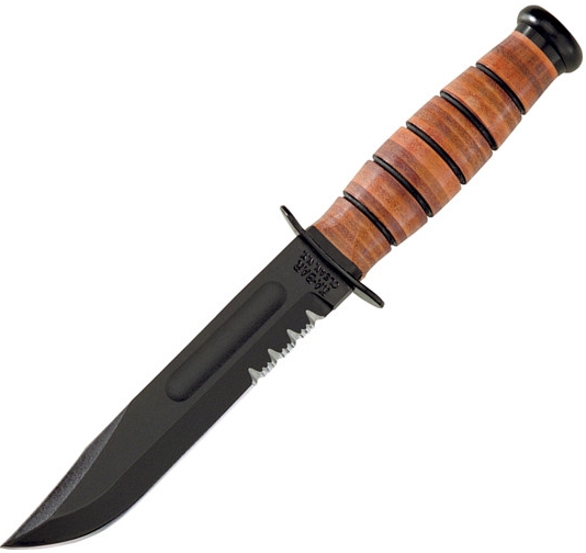 Ka-Bar Short USMC nůž kožené pouzdro KB1252