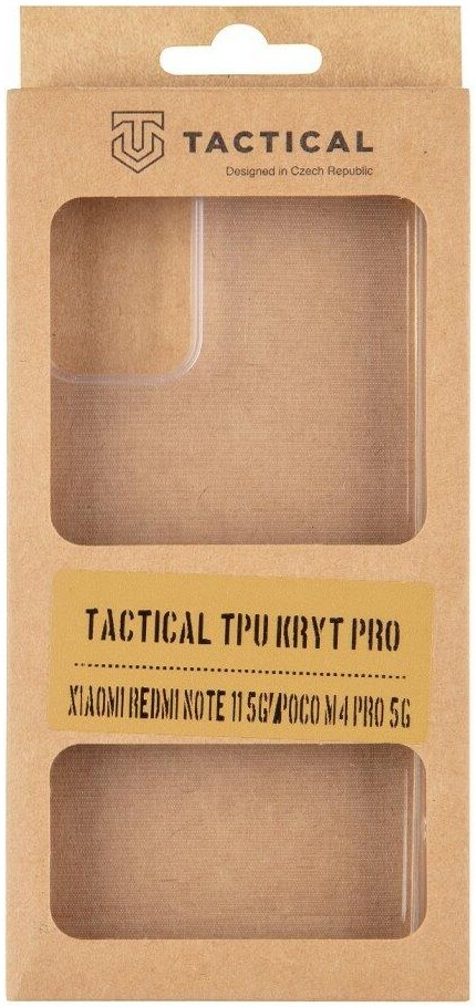 Pouzdro Tactical TPU Xiaomi Redmi Note 11 Transparent