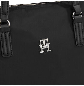 Tommy Hilfiger kabelka Poppy Th Tote AW0AW15639 Black BDS