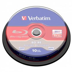 Verbatim BD-RE 25GB 2x, 10ks