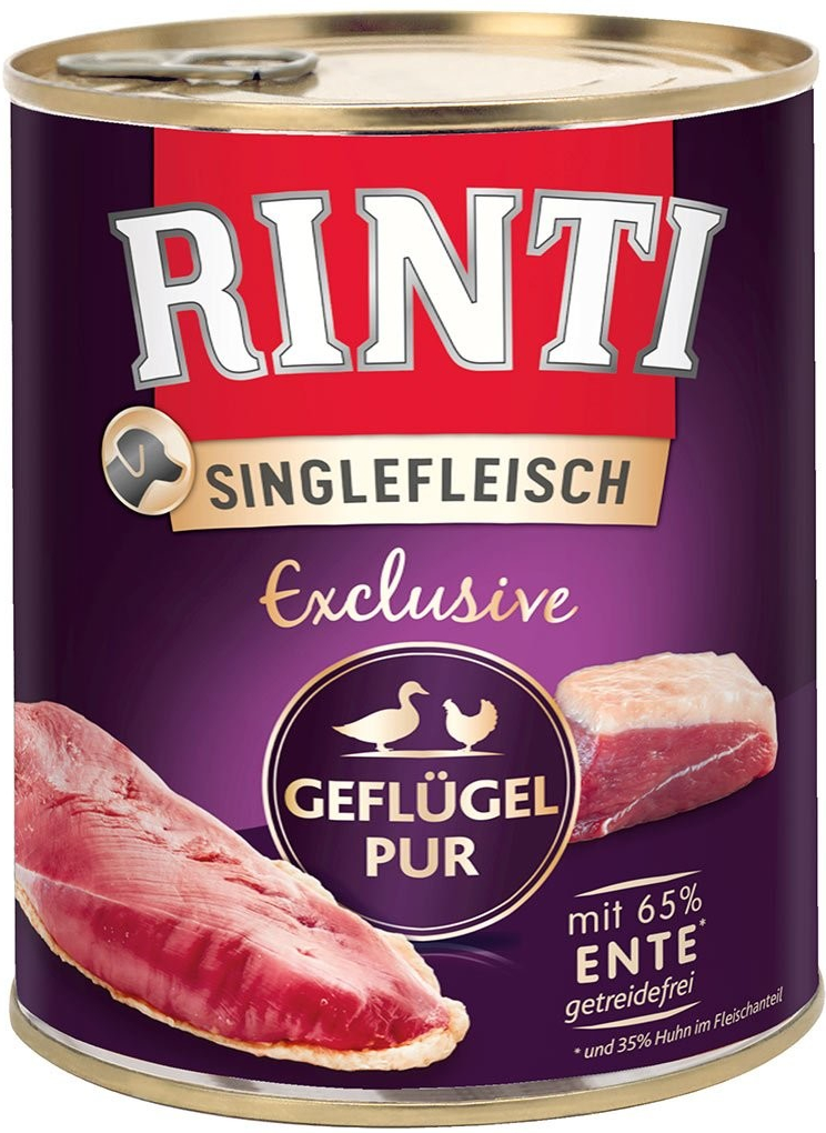 Rinti Singlefleisch Exclusive čisté drůbeží maso 6 x 0,8 kg