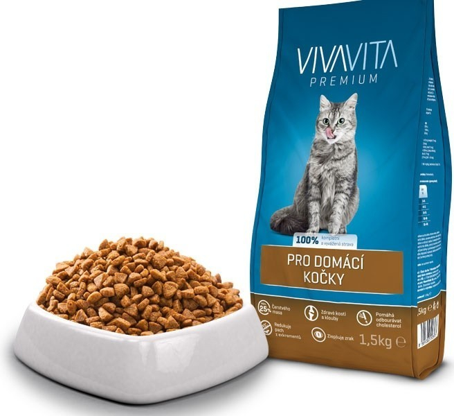 Vivavita granule pro domácí kočky 1,5 kg