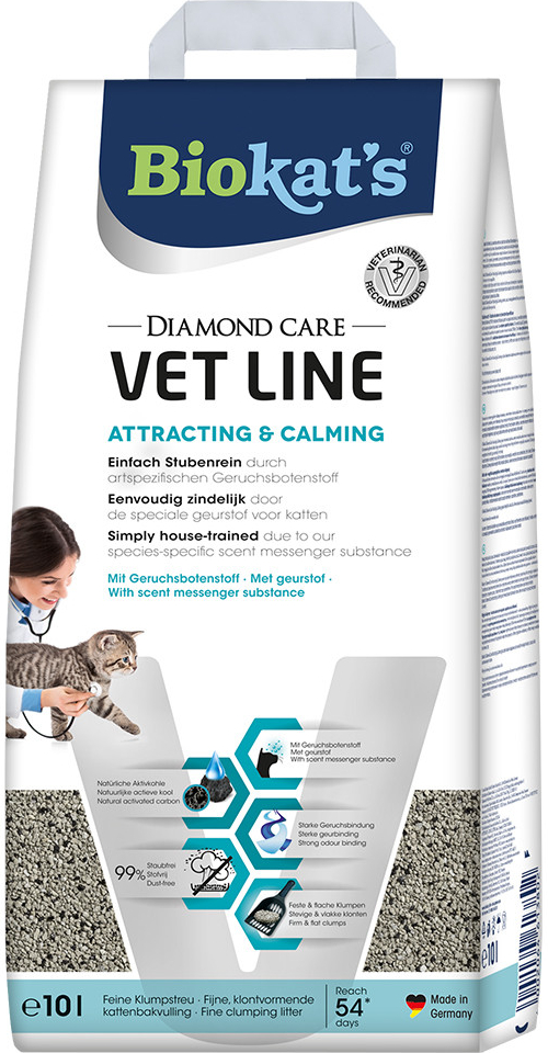 Biokat’s Diamond Care Vet Line Attracting & Calming 2 x 10 l