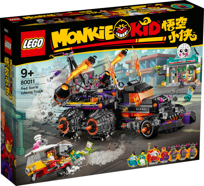 LEGO® Monkie Kid™ 80011 Pekelný vůz Red Sona