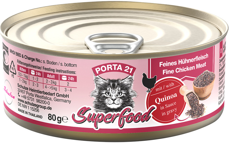 Porta 21 Superfood kuřecí a quinoa 6 x 80 g