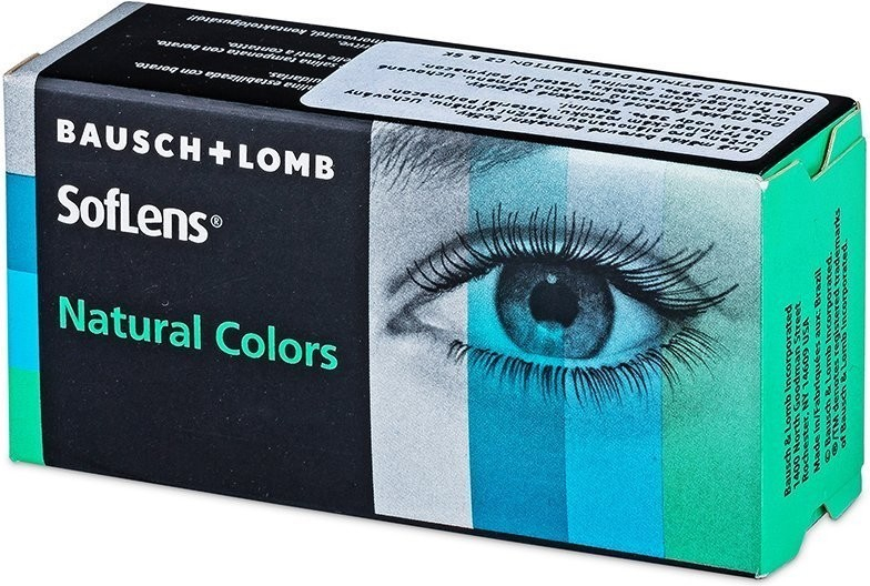 Bausch & Lomb SofLens Natural colors Emerald barevné dioptrické 2 čočky