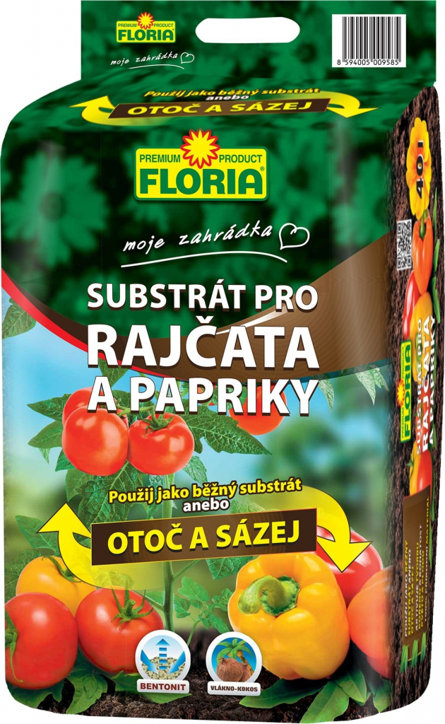 Agro CS Floria Substrát na rajčata a papriky 40 l