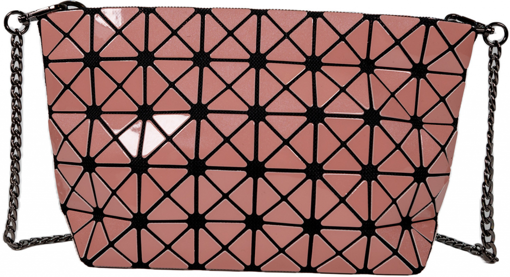 Malique by me Geometry dámská designová crossbody kabelka růžová