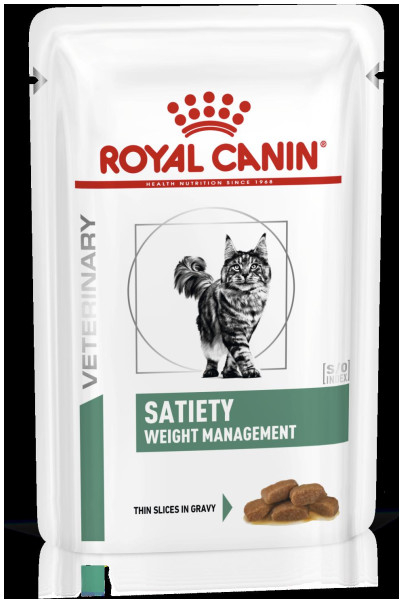 Royal Canin VHN CAT SATIETY WEIGHT MANAGEMENT POUCH 12 x 85 g