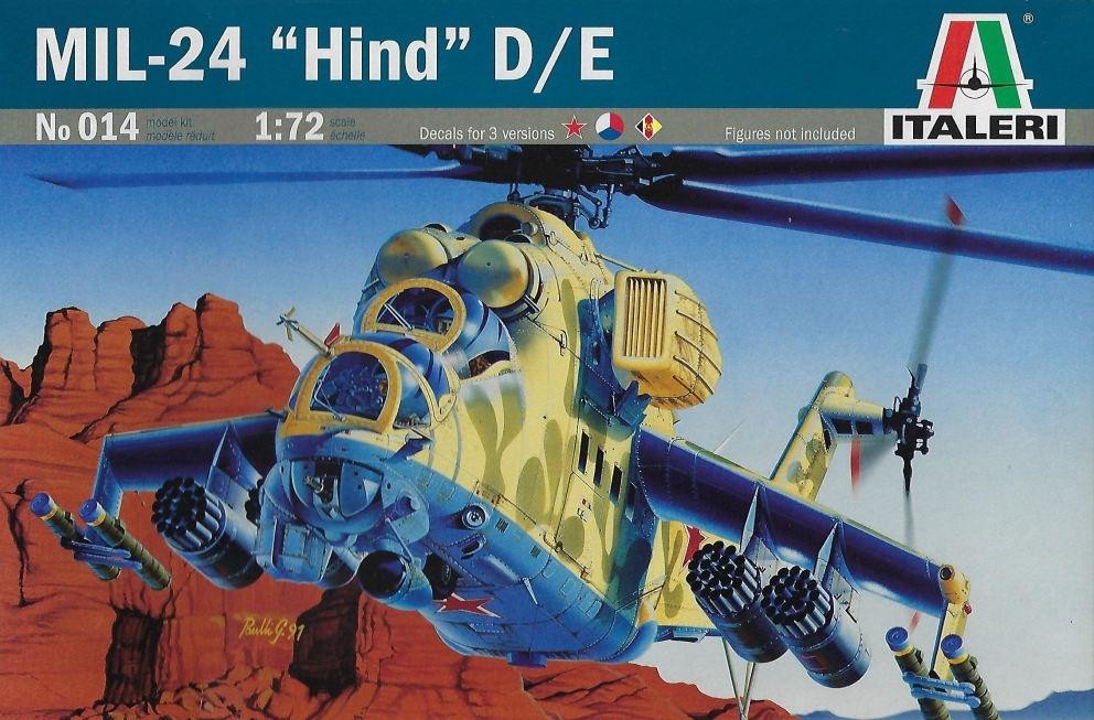 Italeri MIL 24 Hind D E 1:72