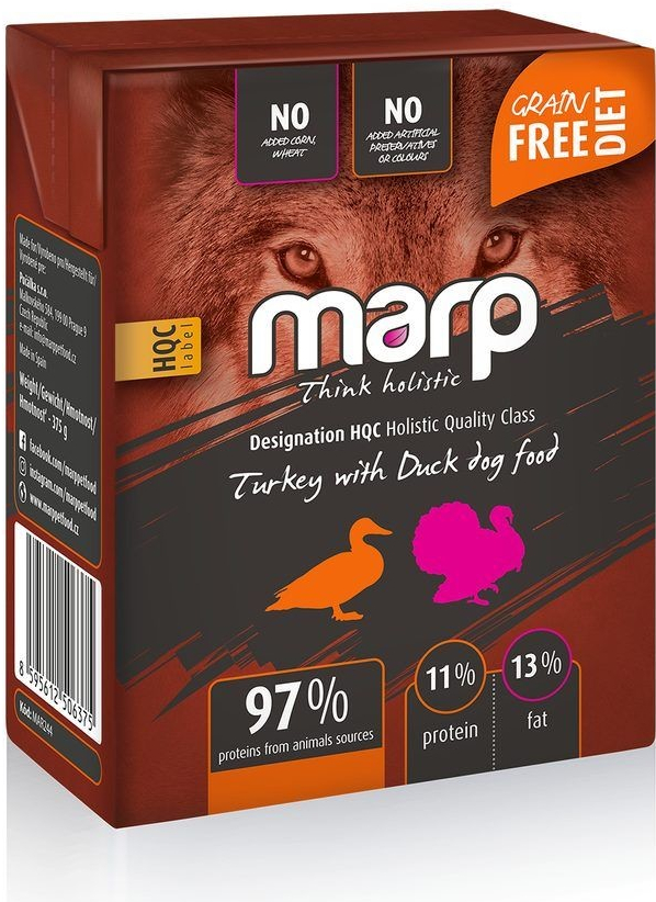 Marp Holistic Krůta & kachna tetrapak 12 x 375 g