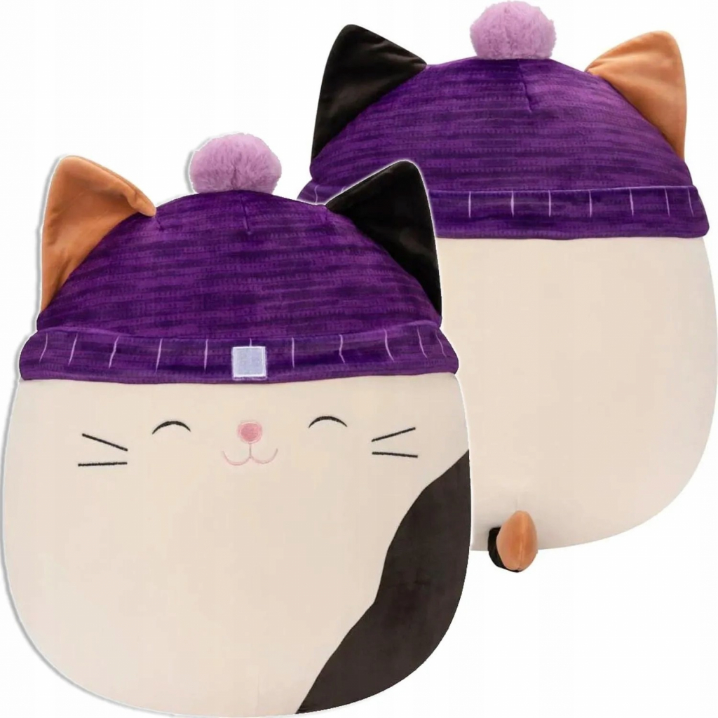 Squishmallows Kočka s čepicí Cam 40 cm