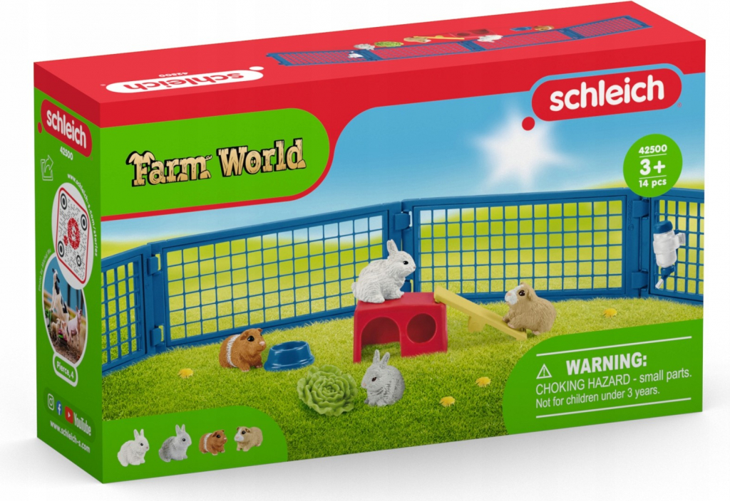 Schleich 42500 Výběh pro králíčky a morčata