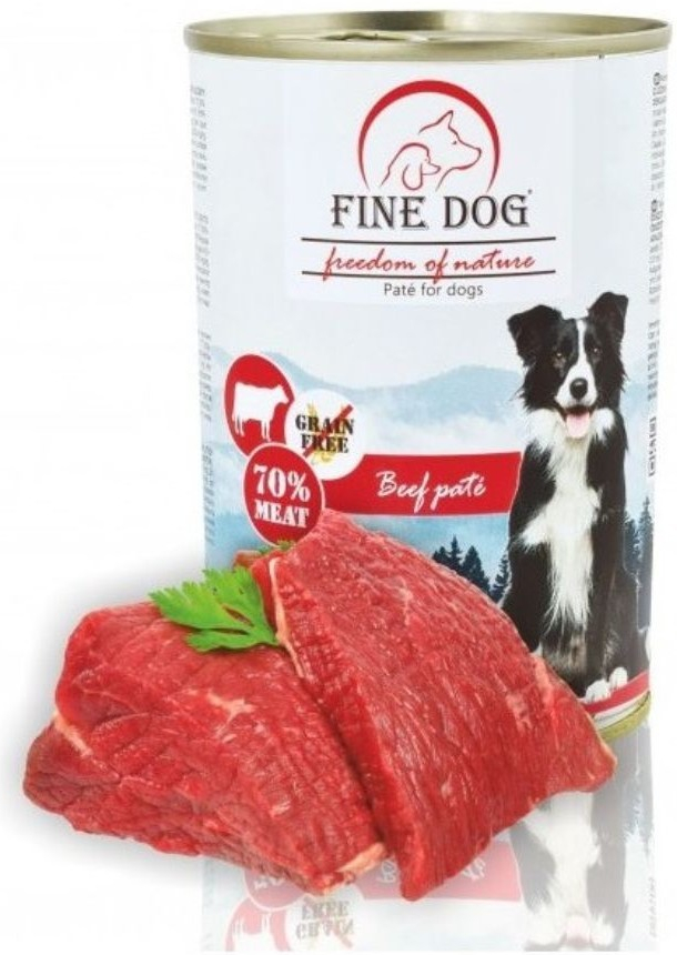 Fine Dog FoN hovězí 70% masa Paté 400 g