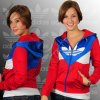 Adidas Lady Colorada Zip Hoody Light Scarlet Blue/bird
