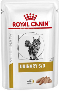 Royal Canin Veterinary Health Nutrition Cat Urinary S/O Pouch in Loaf 48 x 85 g