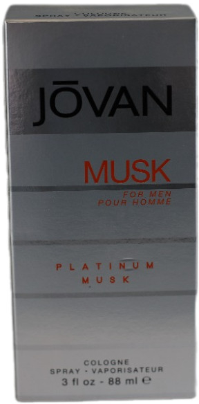 Jovan Musk Platinum Musk kolínská voda pánská 88 ml