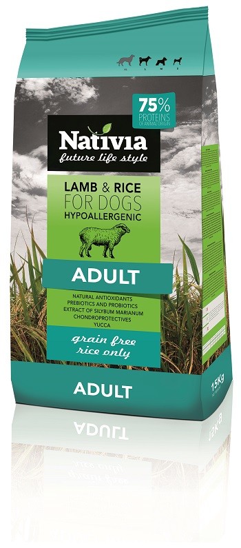 Nativia Adult Lamb & Rice 2 x 15 kg