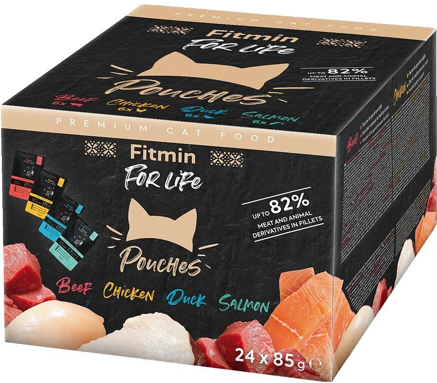 Fitmin For Life cat pouch 24 x 85 g