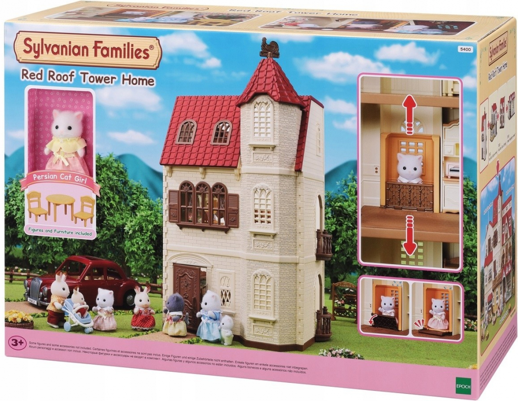 Sylvanian Families Dům s věží a červenou střechou 5400