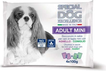 Special Dog Excellence Mini Adult jehně & králík multi pack 4 x 100 g