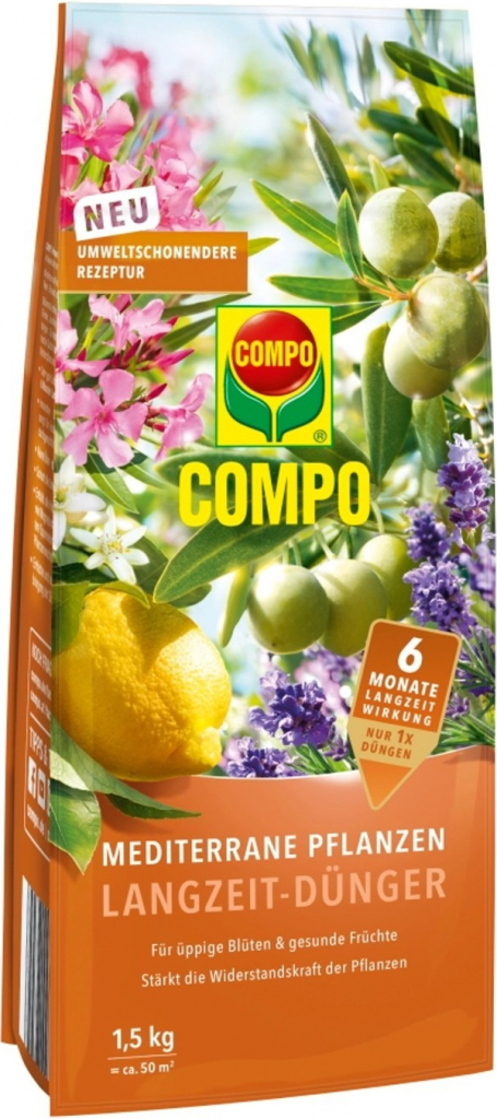 Compo Hnojivo pro středomořské rostliny s dlouhodobým účinkem 1,5 kg
