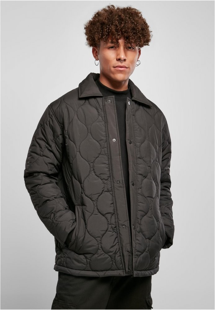 Quilted Coach Jacket black