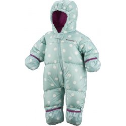 COLUMBIA dětská kombinéza SNUGGLY BUNNY™ DOWN BUNTING-BABY - Aqua Haze Large Dot