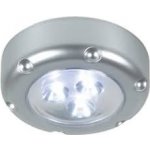 LED SVÍTIDLO DOTEK. 3LED, 2x AAA, STŘÍBRNÉ - RANEX