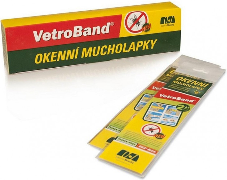 Papírna Moudrý Vetroband Okenní mucholapka 2 kusy