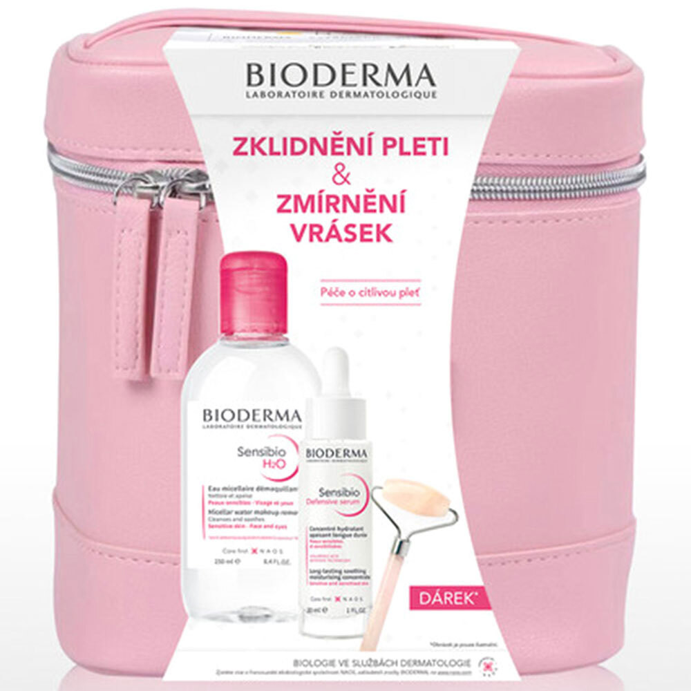 Bioderma Sensibio set Sensibio H2O 250 ml + Sensibio Defensive sérum 30 ml