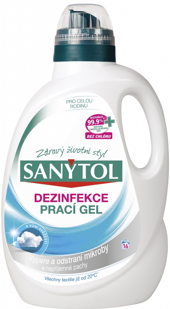 Sanytol dezinfekce prací gel s vůní květů 1,7 l 34 PD