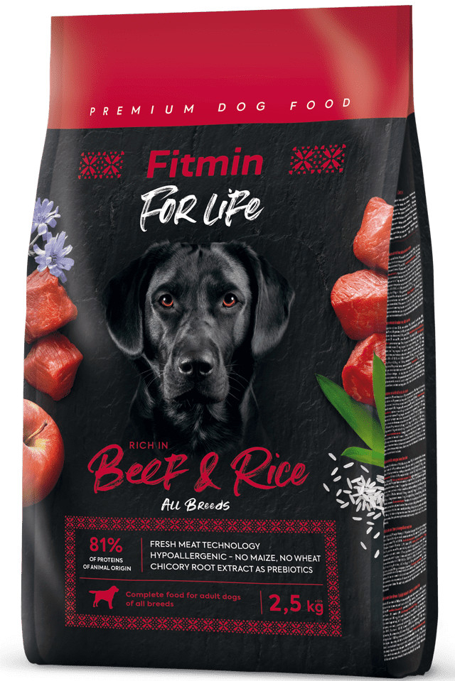 Fitmin For Life Beef & Rice 2,5 kg