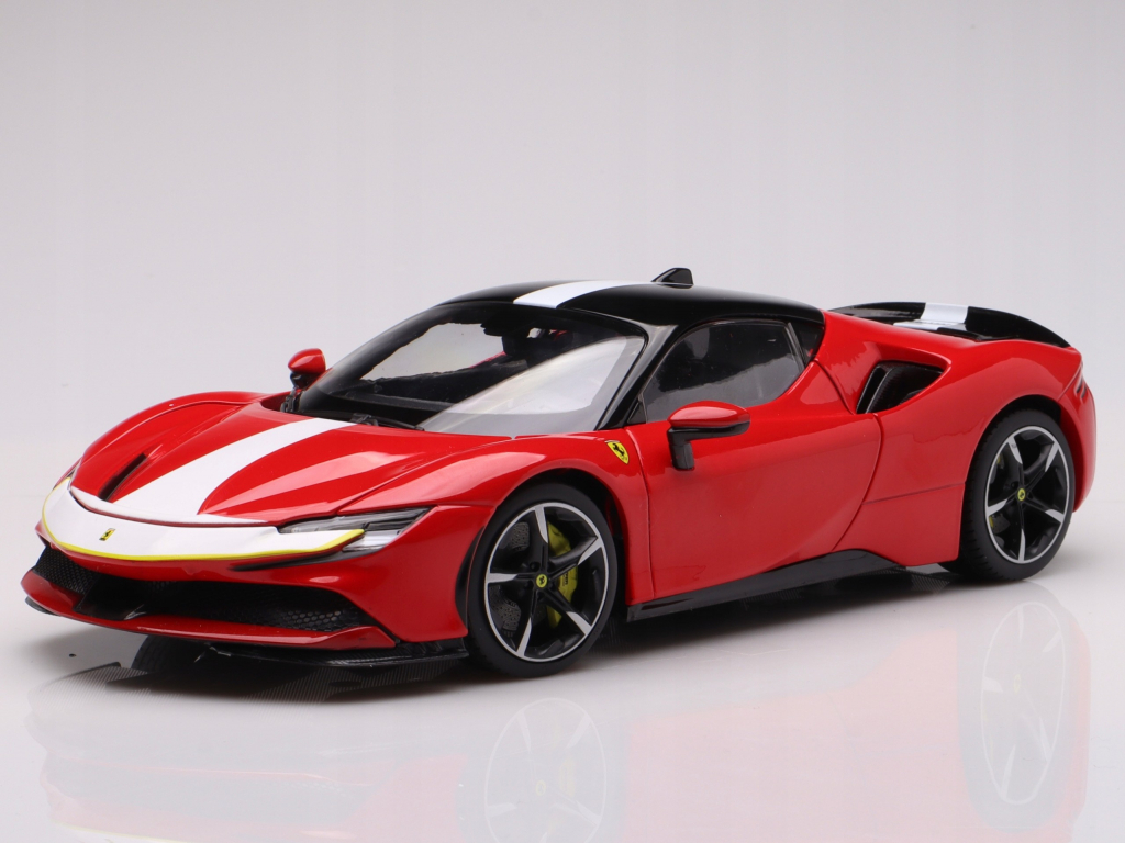 Bburago Ferrari SF90 Stradale červená 1:18