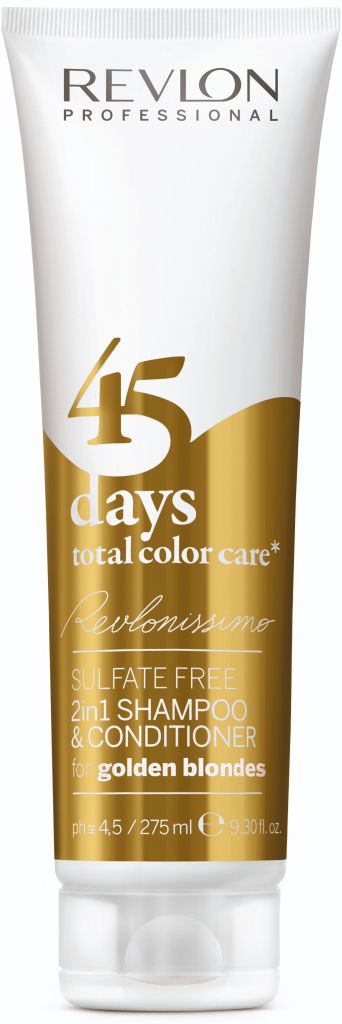 Revlon Revlonissimo Color Care šampon a kondicionér 2v1 pro střední blond odstíny 275 ml