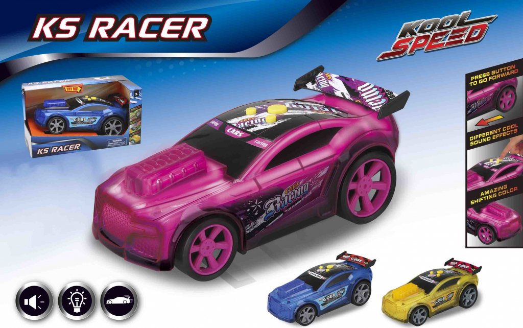 Mac Toys KS racer auto na baterie se zvukem