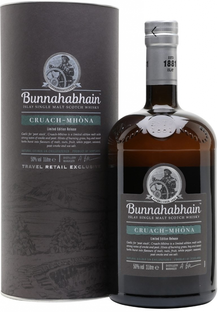 Bunnahabhain Cruach Mhona 50% 1 l (holá láhev)