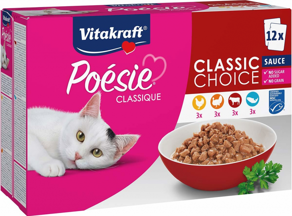 Vitakraft Poésie Classique v omáčce 12 x 85 g