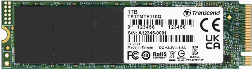 Transcend MTE110Q 1TB, TS1TMTE110Q