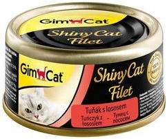 Gimpet Shinycat filet tuňák s lososem 70 g