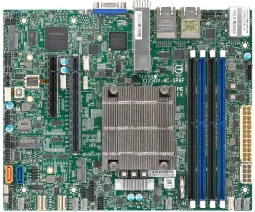 Supermicro MBD-X12SDV-4C-SP6F-B