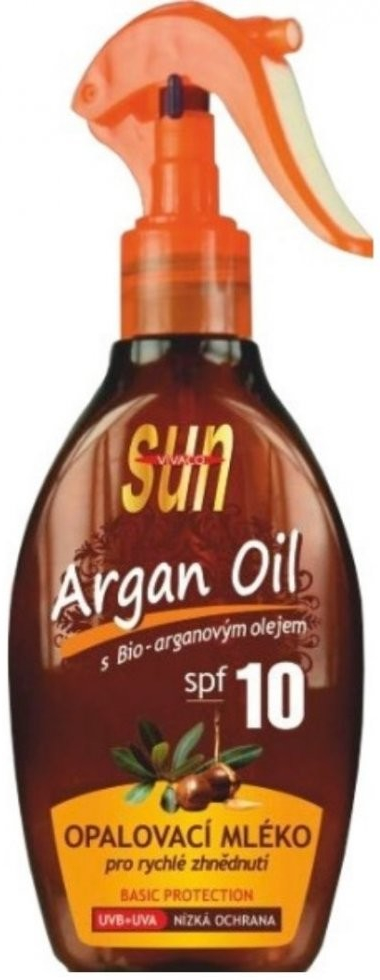 SunVital Argan Oil opalovací olej SPF10 MR 200 ml